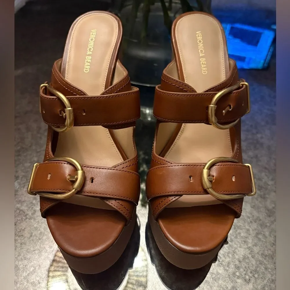 Veronica Beard Garrick Platform Sandals